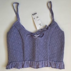 New with tags Urban Outfitters Janae Ruffle Cami Lilac